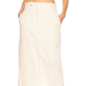 Helsa Maxi Skirt in Ecru